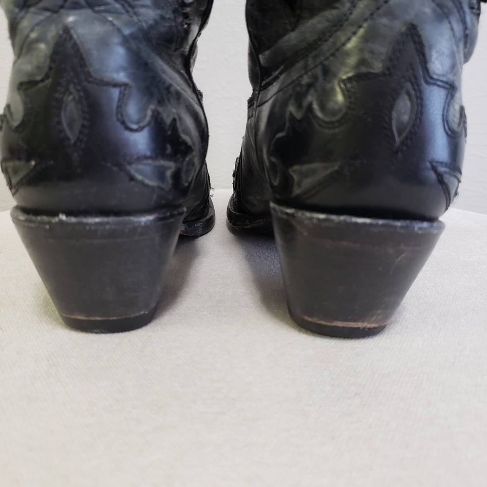 Corral Eagle Sequin Inlay Snip Toe Cowgirl Boots - Picture 10 of 16